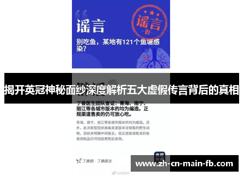 揭开英冠神秘面纱深度解析五大虚假传言背后的真相 揭开英冠神秘面纱深度解析五大虚假传言背后的真相